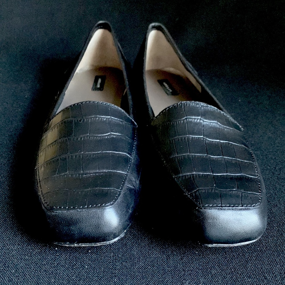 Array Freedom Alligator Embossed Leather Flats - image 3